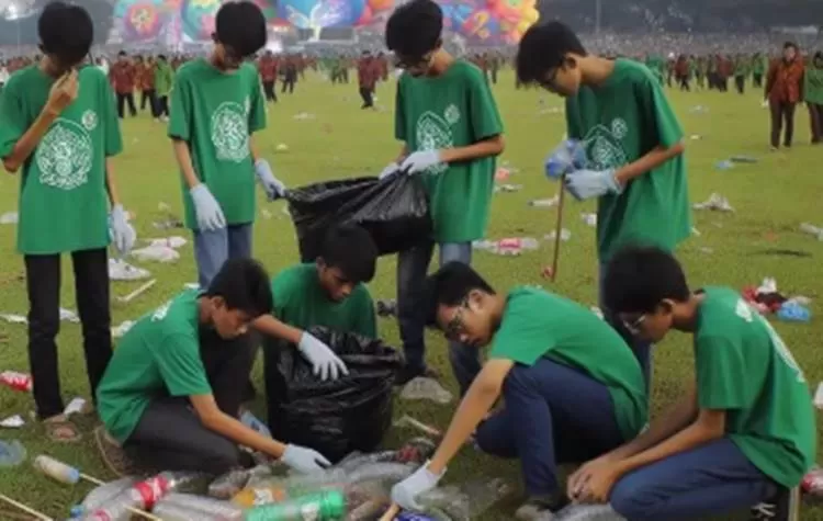 Sambut 1 Januari 2024, Green Generation Indonesia Gelar Aksi Sukarela Bersih-Bersih Lingkungan