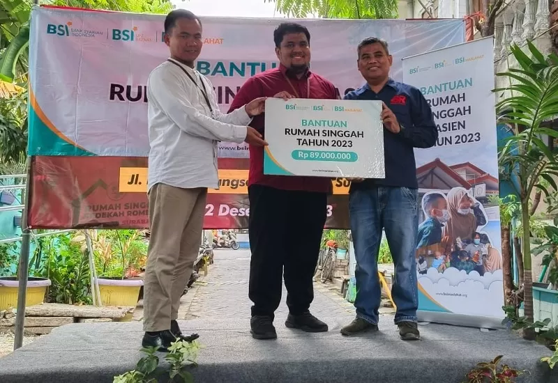 BSI Maslahat Jalin Kerjasama dengan Rumah Singgah Pasien Sedekah Rombongan di Surabaya