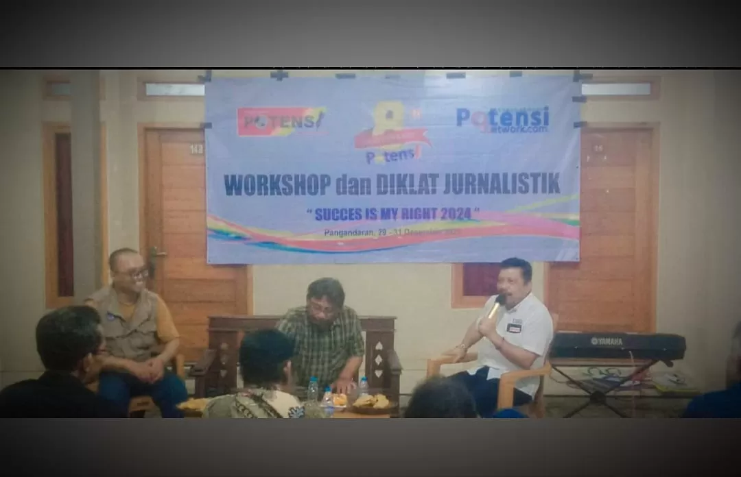 Jaga Eksistensi Jurnalistik, Potensi Network Gelar Workshop di Pangandaran