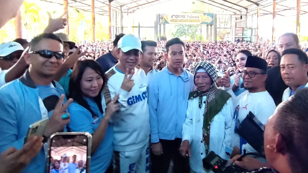 Kampanye di Banyuwangi, Michael Edy Hariyanto Optimis Prabowo-Gibran Menang Satu Putaran
