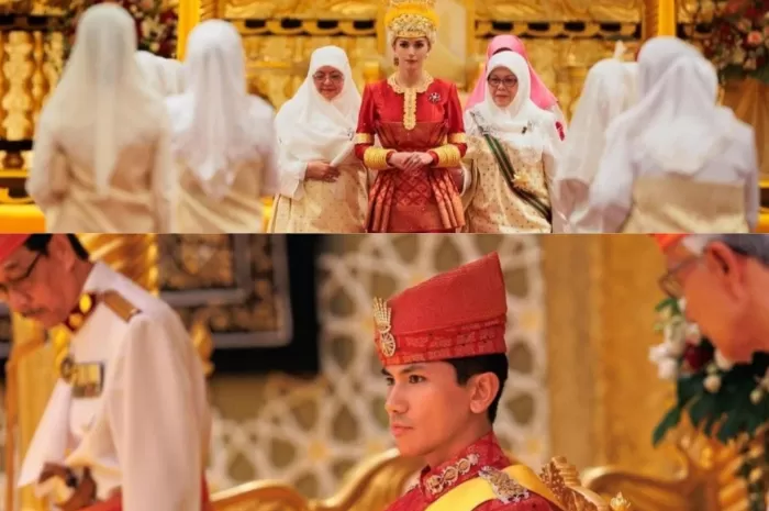 Menilik Mewahnya Pesta Pernikahan Pangeran Abdul Mateen dan Anisha Rosnah