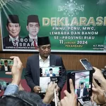 Konflik Status Rusli Ahmad Sebagai Ketua PWNU Riau Usai Resmi Deklrasikan Prabowo-Gibran