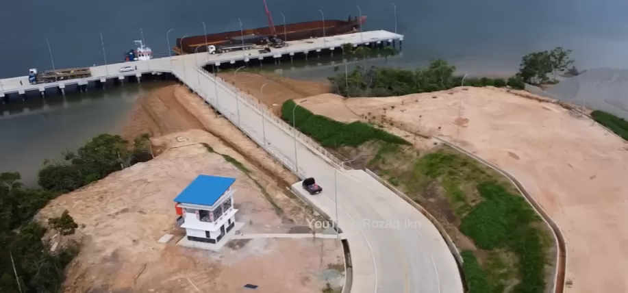 Progres Positif Pelabuhan Logistik IKN di Pulau Balang: Dermaga Beroperasi dan Persiapan Pembangunan Jembatan