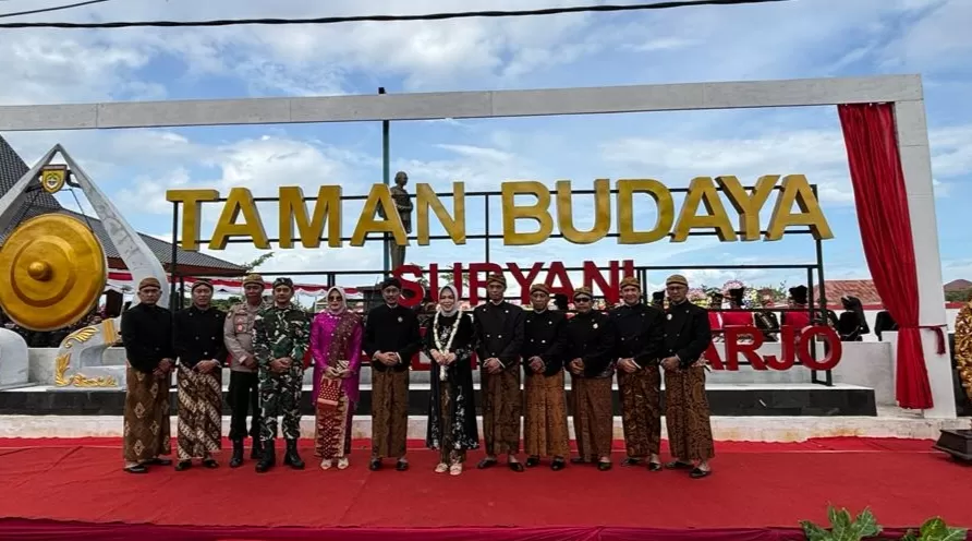 Satu-satunya di Solo Raya, Bupati Sukoharjo resmikan Taman Budaya Suryani