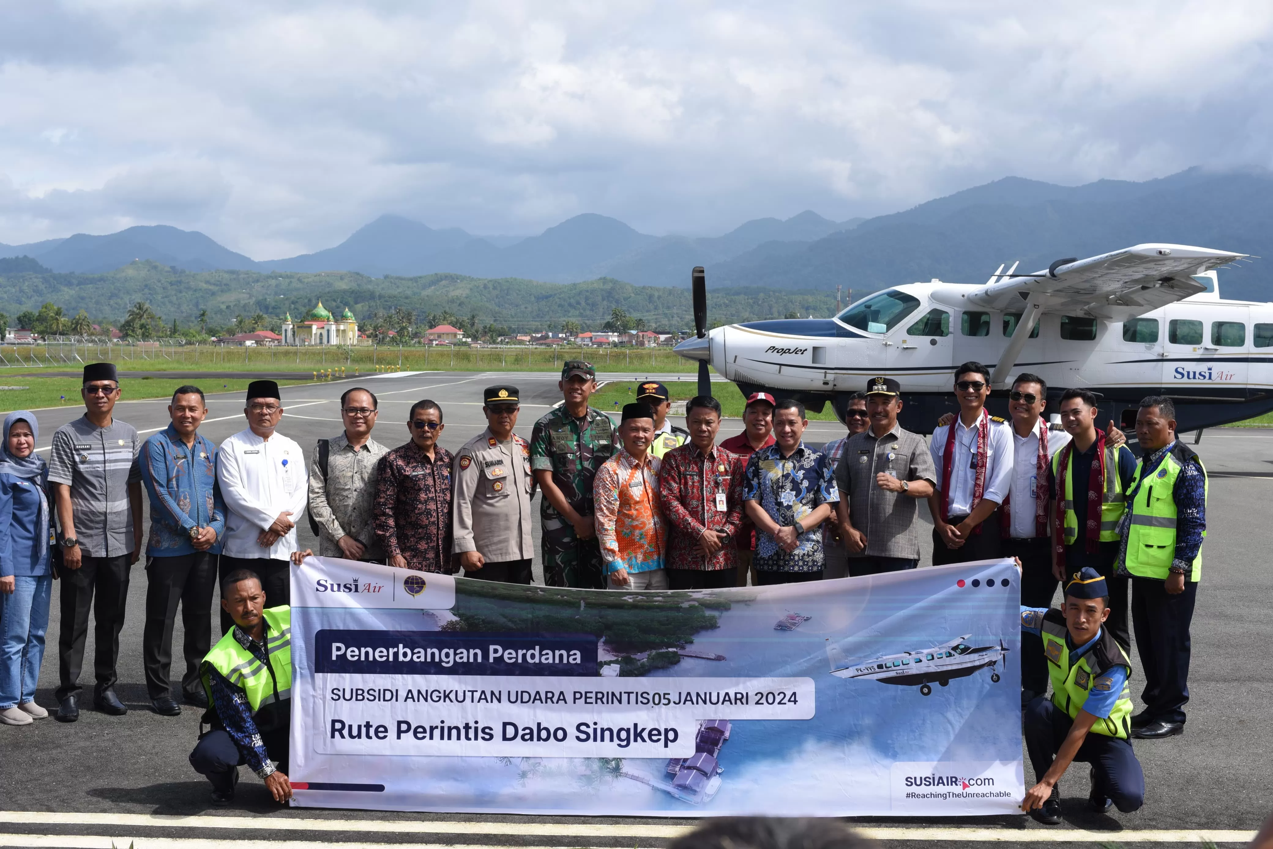 Mulai, Dua Belas Rute Penerbangan Perintis di Wilayah Kerja Dabo-Singkep