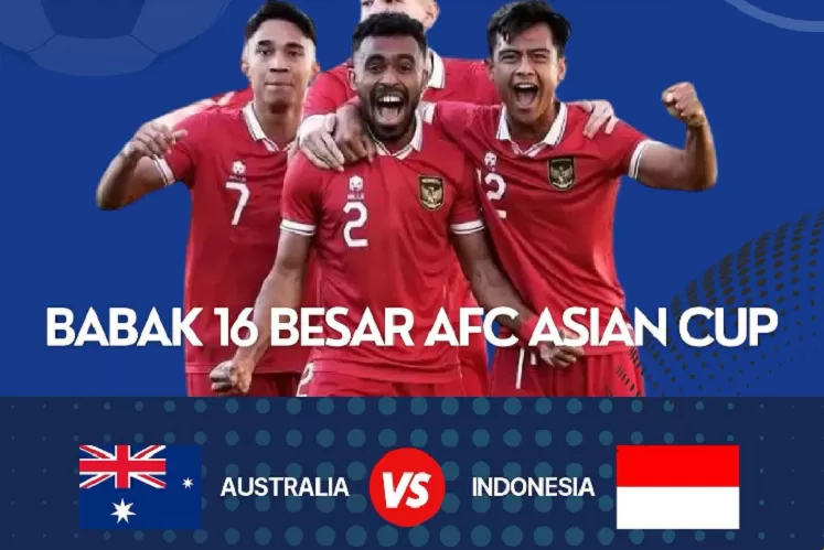 Turun Minum  Australia vs Indonesia: Indonesia Tertinggal 2-0, Tim Garuda Mampu Mengimbangi The Socceroos di Piala Asia 2023