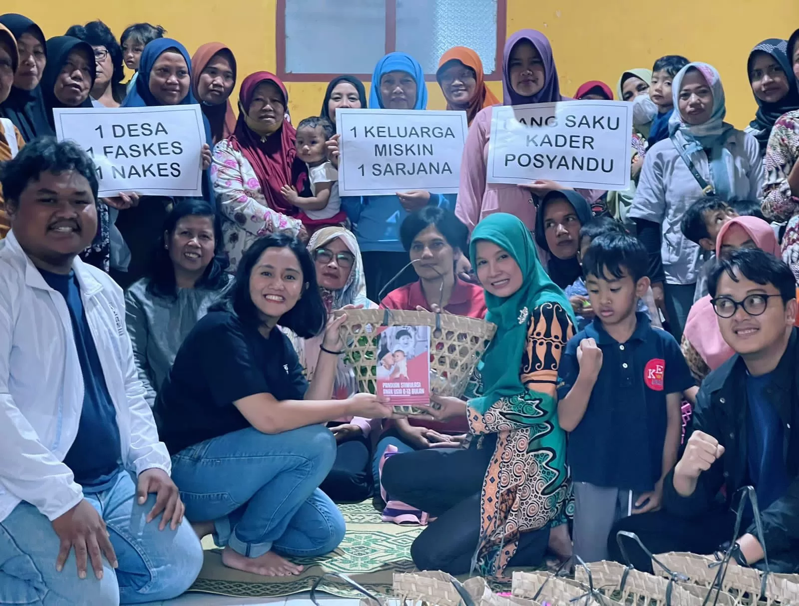 Sosialisasikan GAMA CERDAS, Tim Pemenangan Muda Ganjar Mahfud Lakukan Penyuluhan Pangan Sehat Cegah Stunting di Jateng