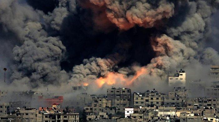 Helikopter dan Jet Tempur Israel Bombardir Jalur Gaza, Paksa Ribuan Warga Palestina Menjauh