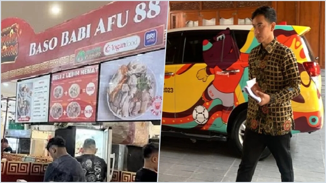 Bentuk Dukungan, Gibran Parkirkan Mobil Dinas di Lokasi Festival Kuliner Non-Halal Solo