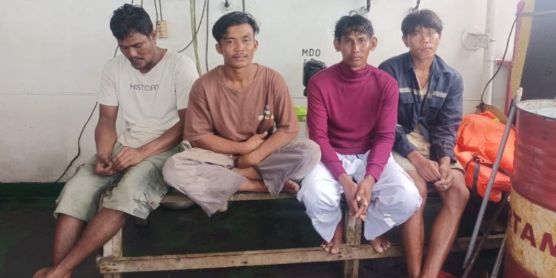 Ditabrak Kapal Kargo, Empat Nelayan 12 Jam Terapung di Perairan Pulau Maspari